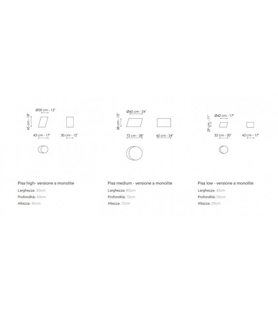 Pisa Bonaldo Table Basse
