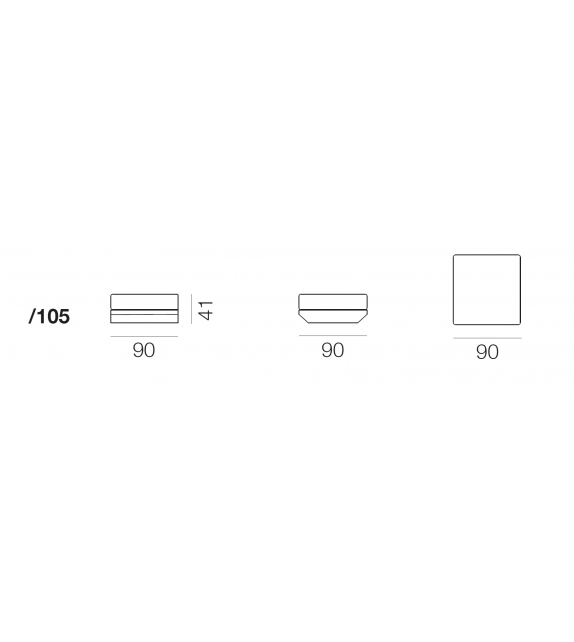 DS-76/105 De Sede Pouf