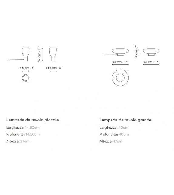 Acquerelli Bonaldo Lampe de Table