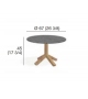 Ready for shipping - Root 046 Small Table Roda