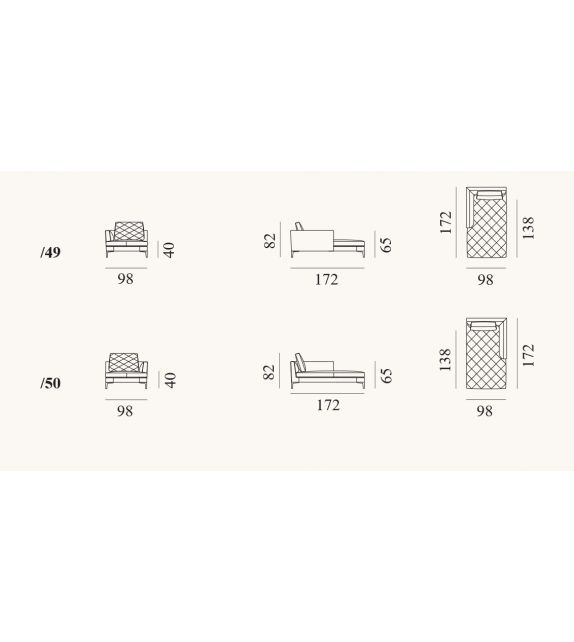 Chaise Longue DS-48 De Sede