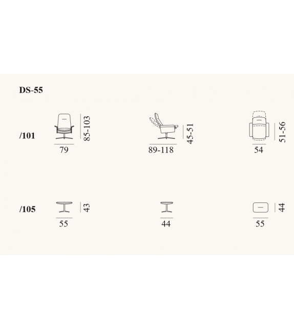 DS-55 De Sede Butaca