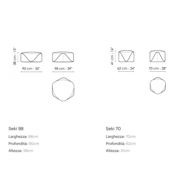 Seki Pouf Bonaldo