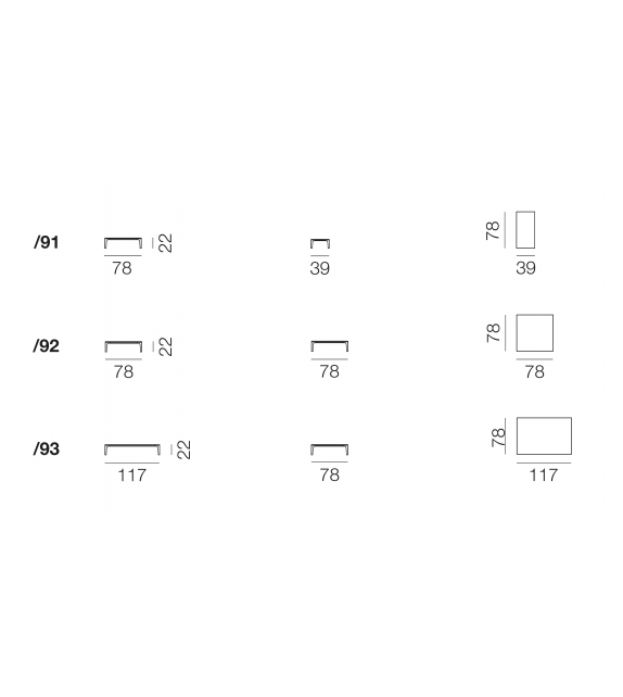DS-161 De Sede Couchtisch