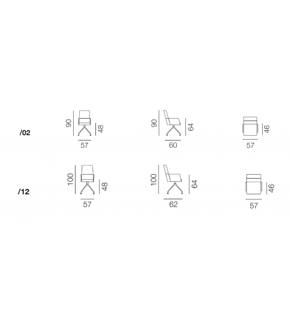DS-414 De Sede Chair with Armrests