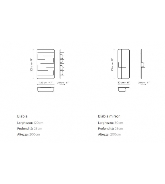 Blabla Bonaldo Bücherregal