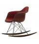 Eames Plastic Armchair RAR Schaukel Sessel mit Kissen Vitra