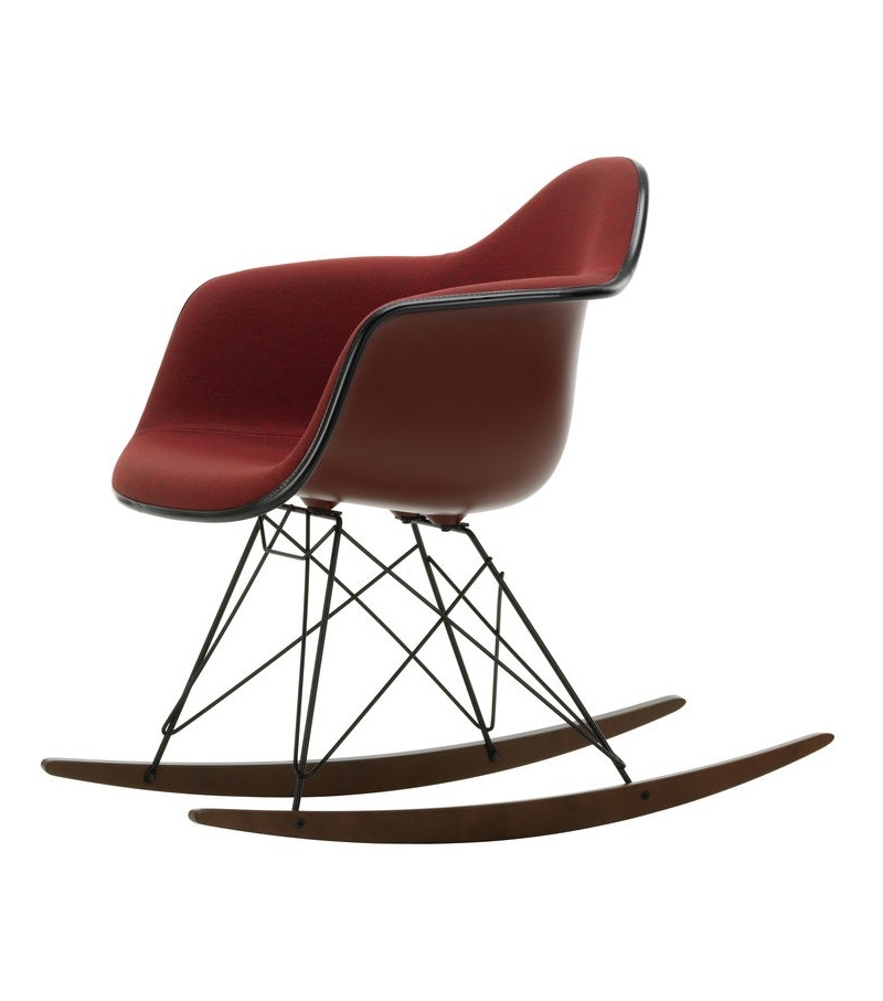Eames Plastic Armchair RAR Fauteuil à Bascule avec coussin Vitra