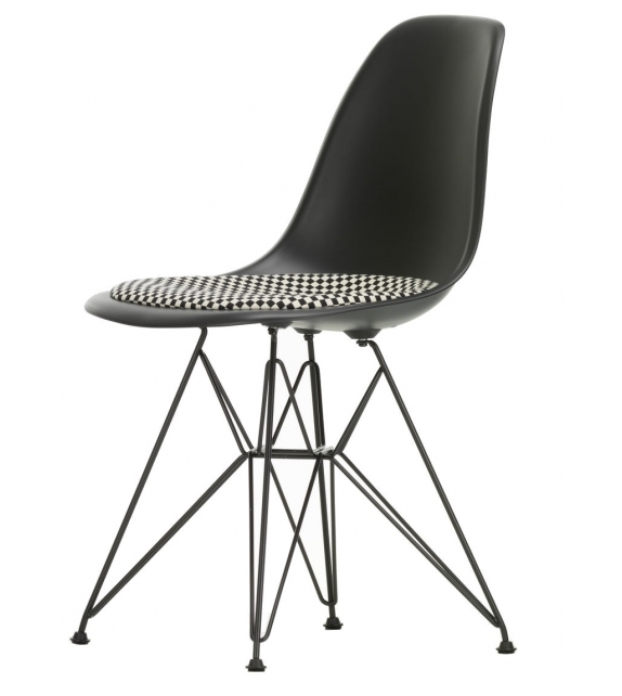 Eames Plastic Side Chair DSR Stuhl Mit Kissen Vitra