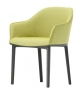 Softshell Chair Vitra Silla con Base de Cuatro Patas