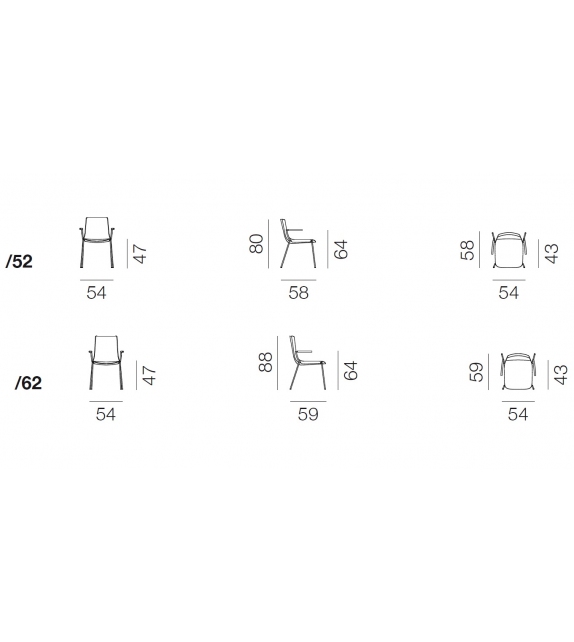 DS-717 De Sede Stuhl mit Armlehne