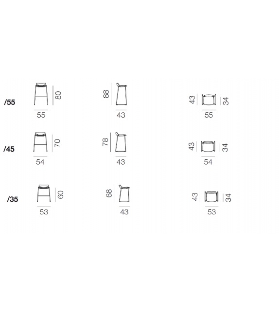 DS-717 De Sede Sgabello