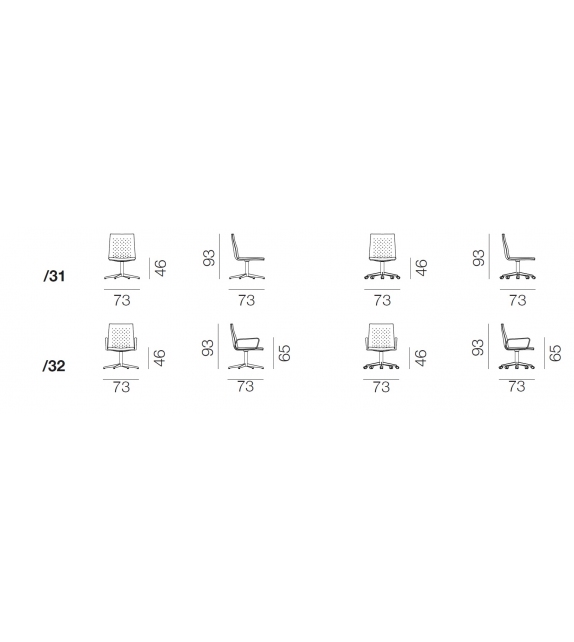 DS-1051 De Sede Chair with Wheels