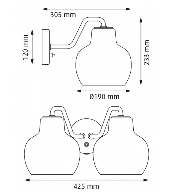 VL Ring Crown  Louis Poulsen Applique