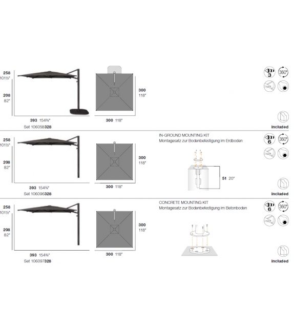 Reav Dedon Parasol Cantilever
