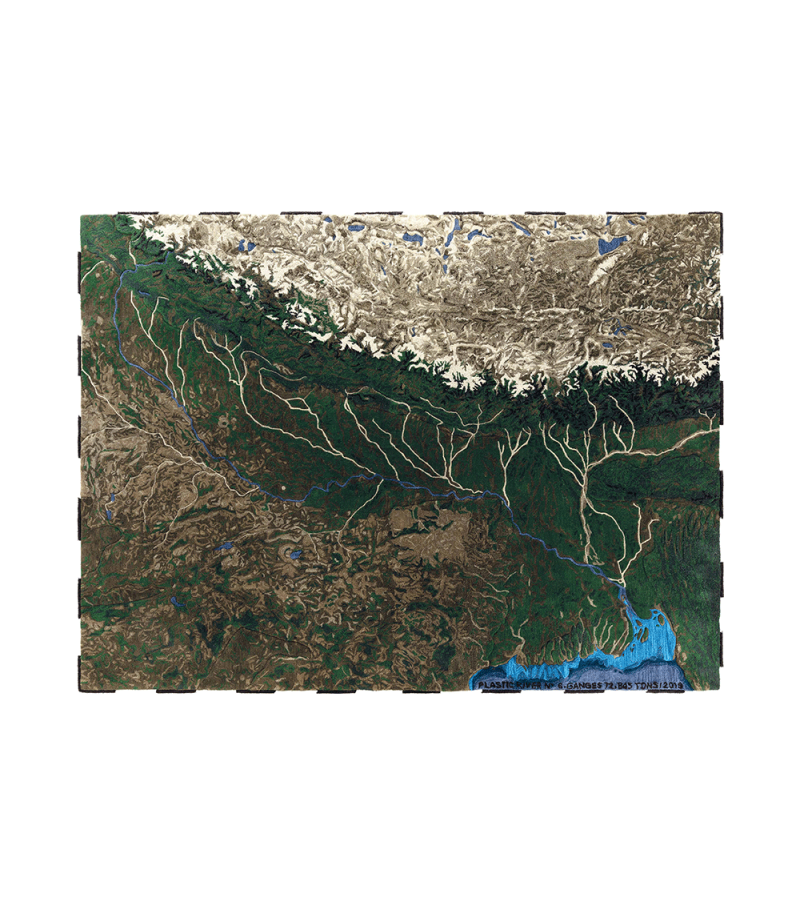 Plastic River Gan Teppich