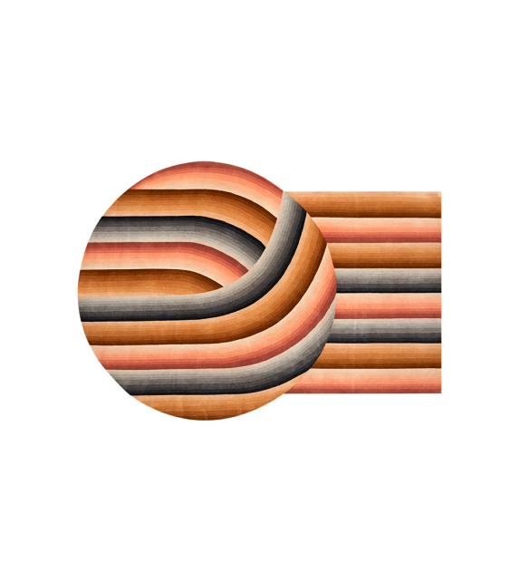 Round Mirage Gan Alfombra