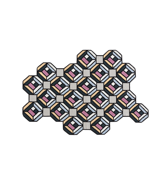 Parquet Tetragon Gan Tappeto