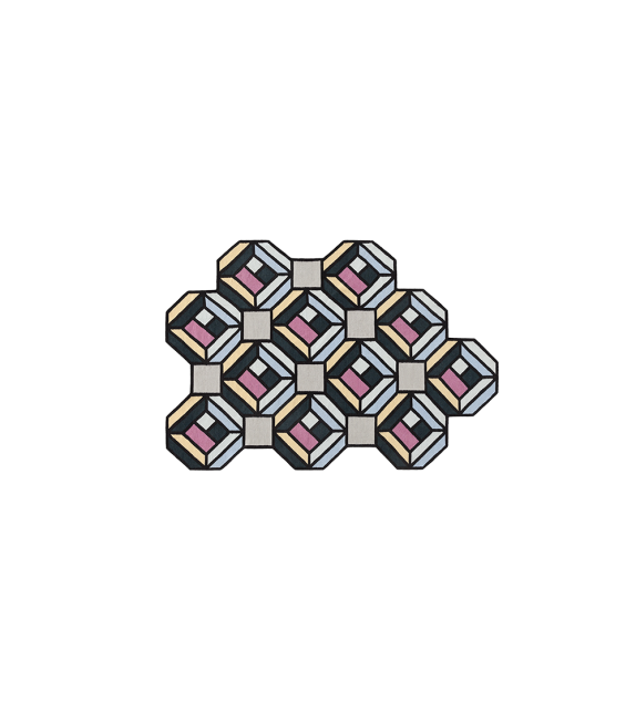 Parquet Tetragon Gan Tappeto