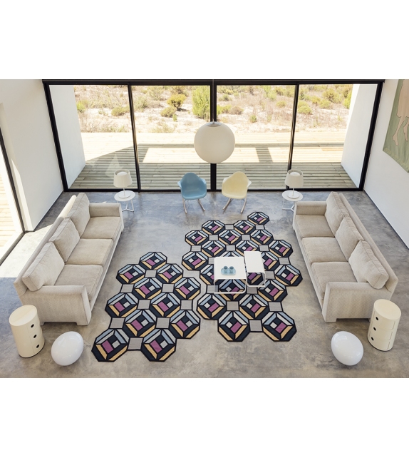 Parquet Tetragon Gan Rug