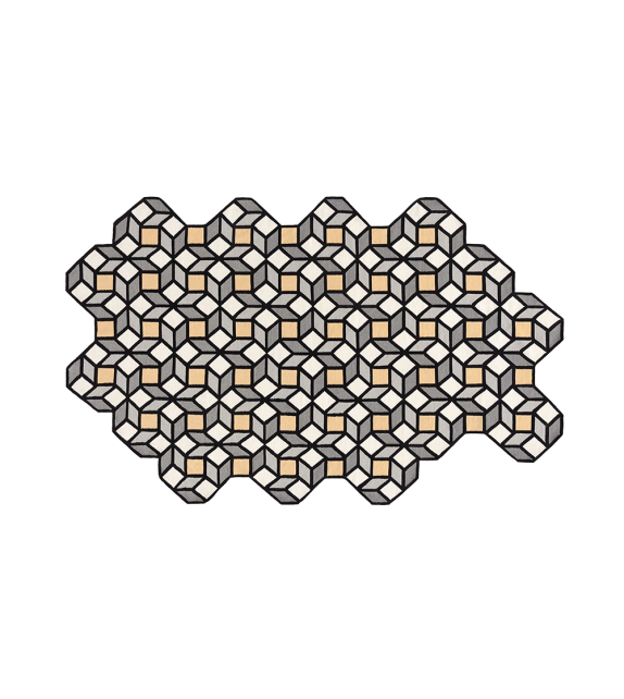 Parquet Rhomb Gan Rug