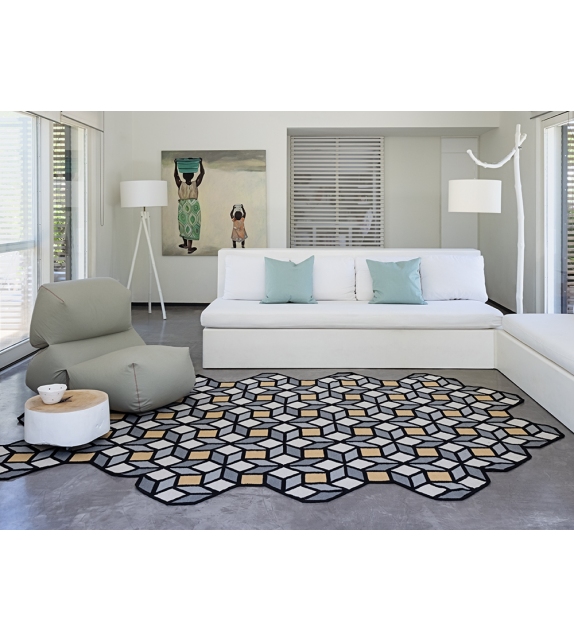 Parquet Rhomb Gan Tappeto