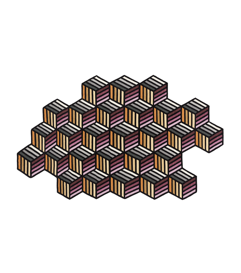 Parquet Hexagon Gan Alfombra