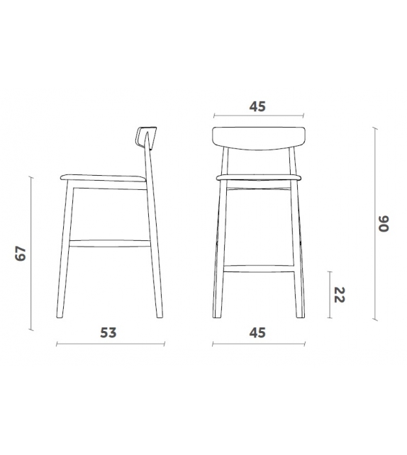 Claretta Miniforms Hocker