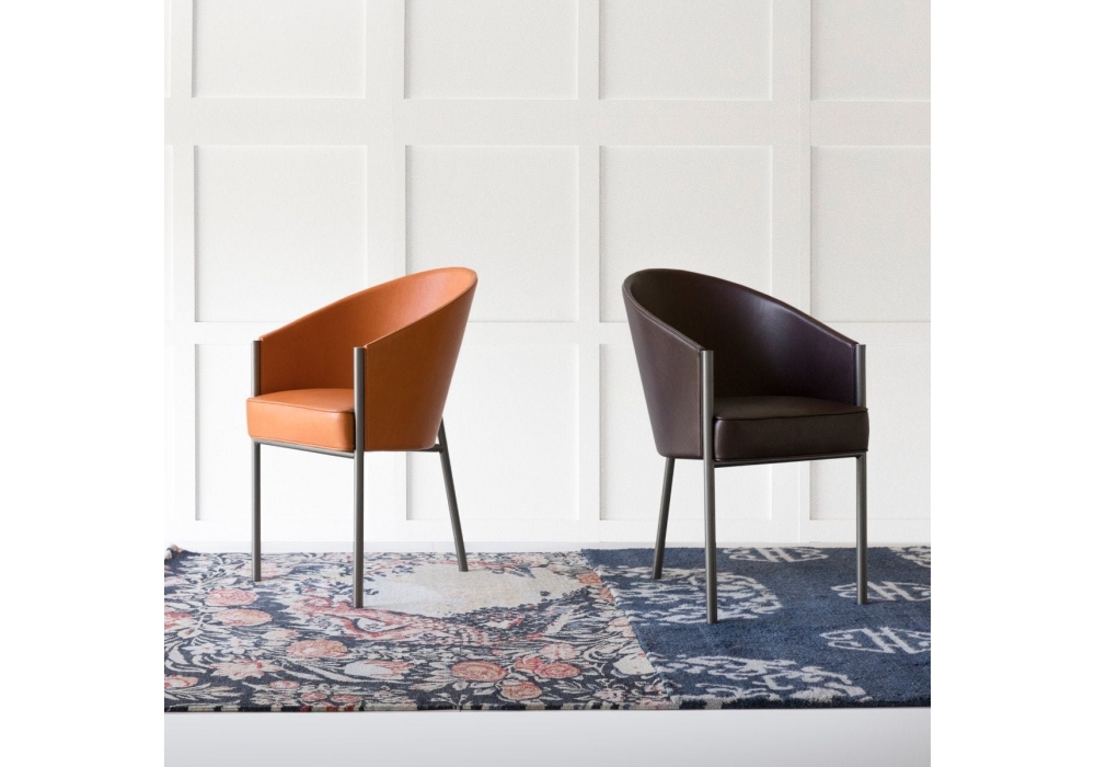 Costes Leder Driade Armstuhl - Milia Shop