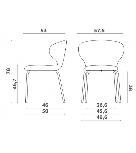 Mula Basic Miniforms Silla Tapizada
