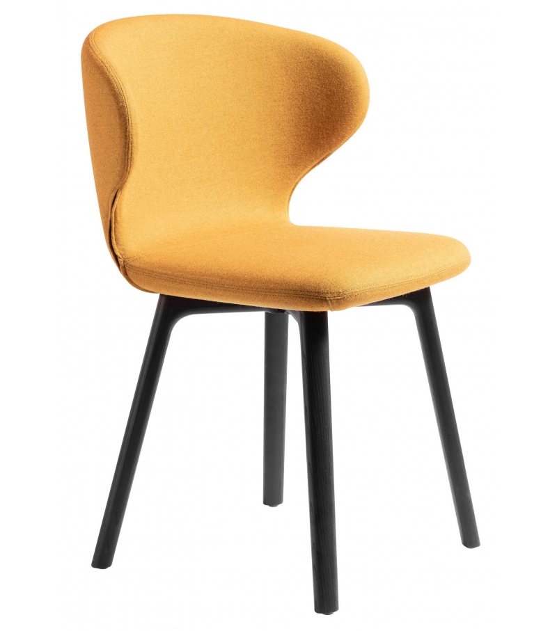 Mula Wood Miniforms Chaise Rembourrée