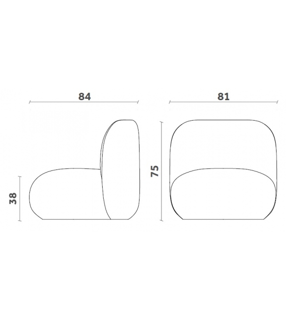 Botera Miniforms Poltrona