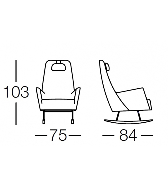 Valentina Dema Rocking Armchair