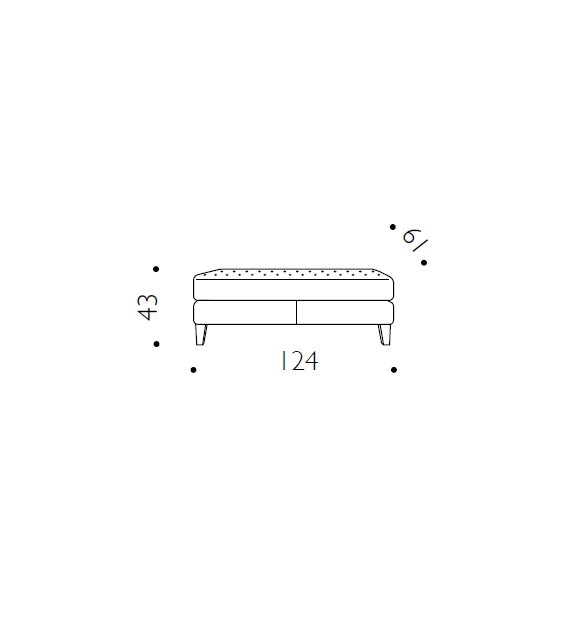 Hall Driade Banquette