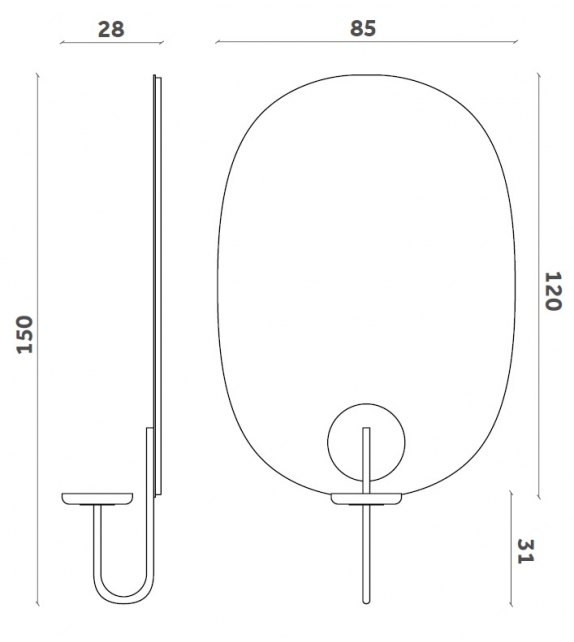 Cigales Miniforms Pflanzenhalter