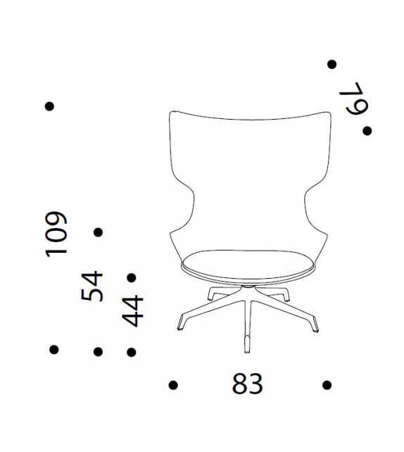 Lou Speak Driade Fauteuil
