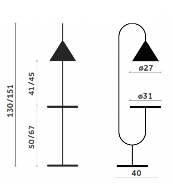 Ozz Miniforms Lampadaire