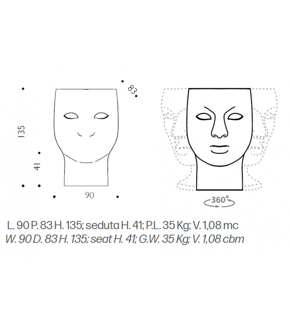 Nemo Black is the New Green Driade Sessel