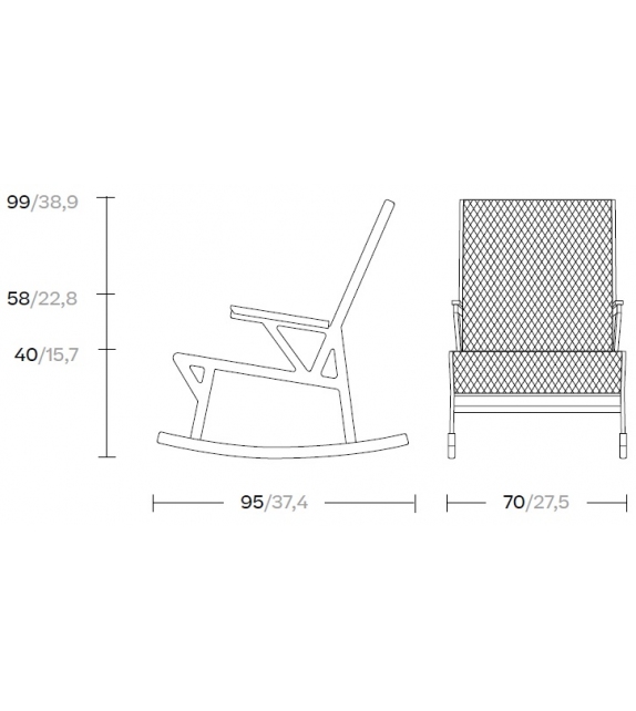 Vieques Kettal Rocking Chair