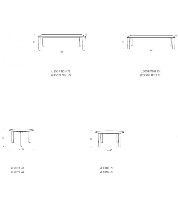 Fourdrops Driade Table