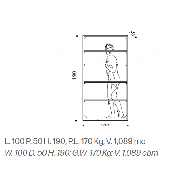 Venus Driade Bookcase