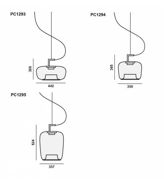 Double Brokis Pendant Lamp