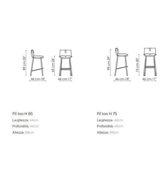 Pil Too Bonaldo Stool