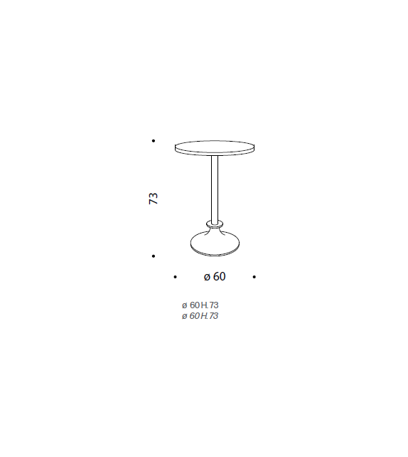Lord YI Driade Bistrot Table