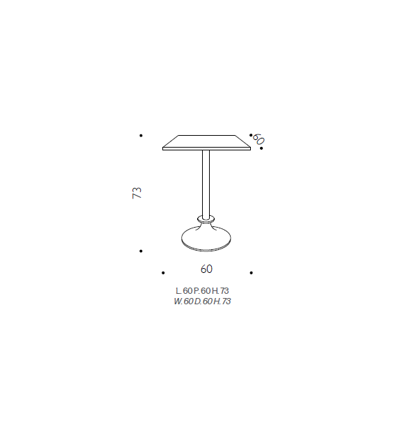 Lord YI Driade Table Carrée