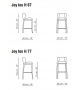 Joy Too Bonaldo Tabouret
