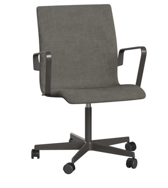Oxford Fauteuil à Dossier Bas Avec Roulettes Fritz Hansen