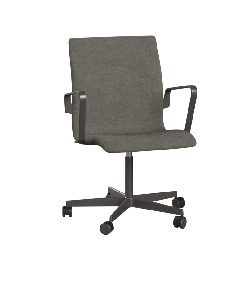 Oxford Sessel mit niedriger Rückenlehne Mit Rollen Fritz Hansen