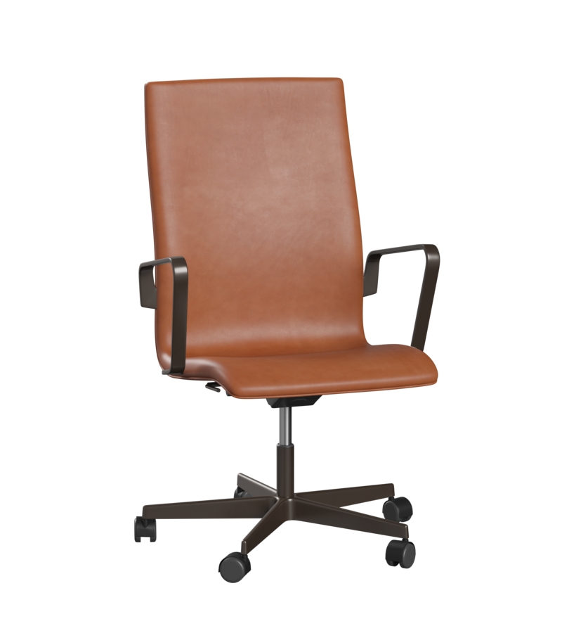 Oxford Sillón con Respaldo Medio con Ruedas Fritz Hansen