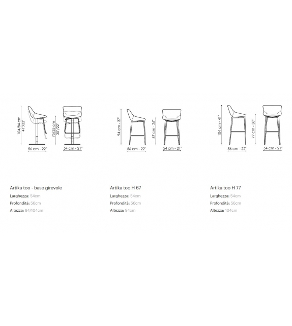 Artika Too Bonaldo Tabouret